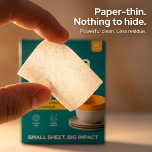 Dishwasher Sheets — Nimora | 60 washes, paper packaging