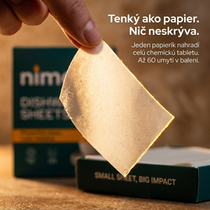 Dishwasher Sheets — Nimora | 60 washes, paper packaging