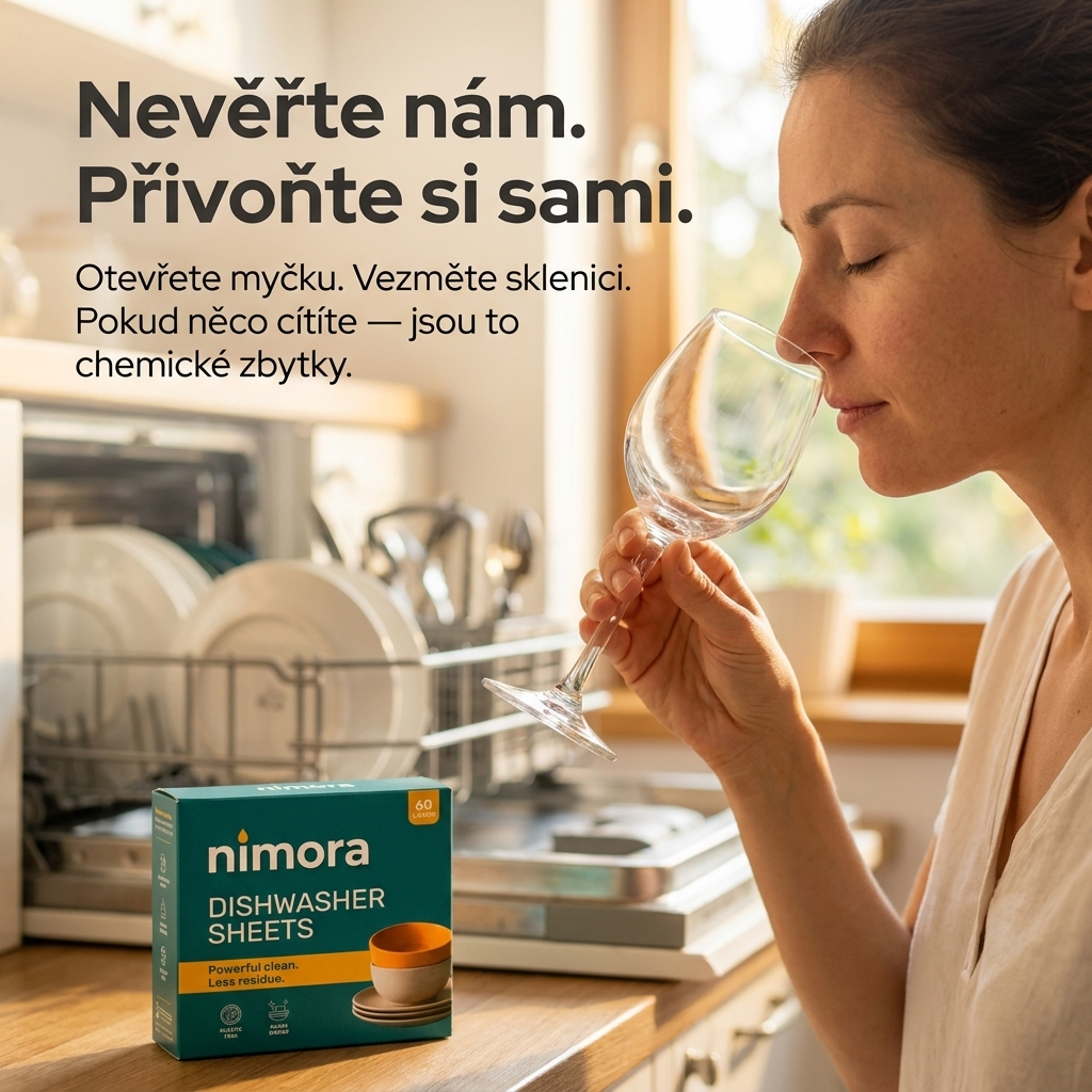 Dishwasher Sheets — Nimora | 60 washes, paper packaging