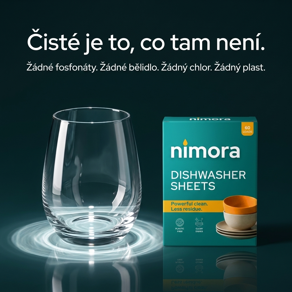 Dishwasher Sheets — Nimora | 60 washes, paper packaging