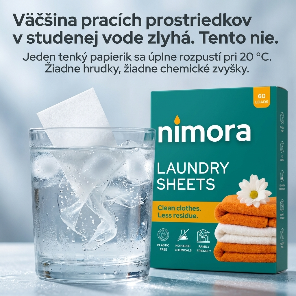 Laundry Sheets — Nimora | 60 loads, paper packaging