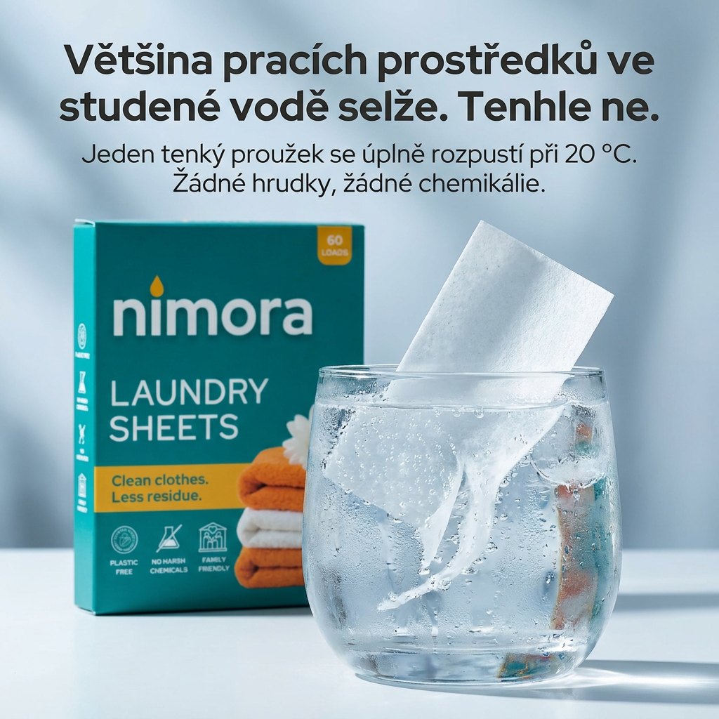 Laundry Sheets — Nimora | 60 loads, paper packaging