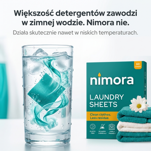 Laundry Sheets — Nimora | 60 loads, paper packaging