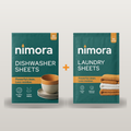 Dishwasher + Laundry Sheets Bundle — Nimora | 60 washes + 60 loads, paper packaging